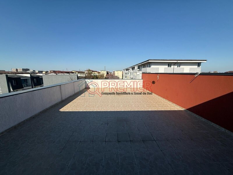 Popesti Leordeni penthouse 2 camere, terasa 76mp, bloc nou